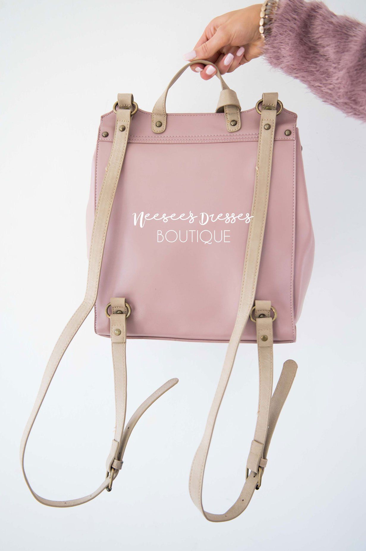 Travel Companion Dusty Pink Backpack