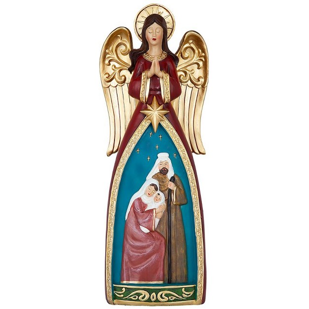 Design Toscano Blessed Holy Family Christmas Nativity Scene Statue Multi colored