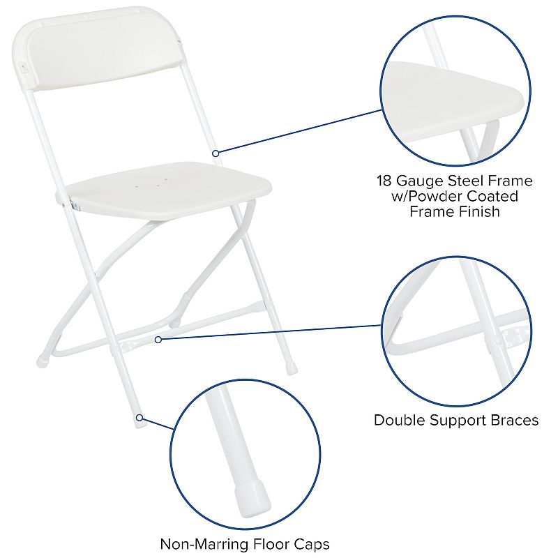 Flash Furniture Otis 10' x 10' Wheeled Pop Up Canopy Tent， 6' Folding Table， and 4 Folding Chairs Set