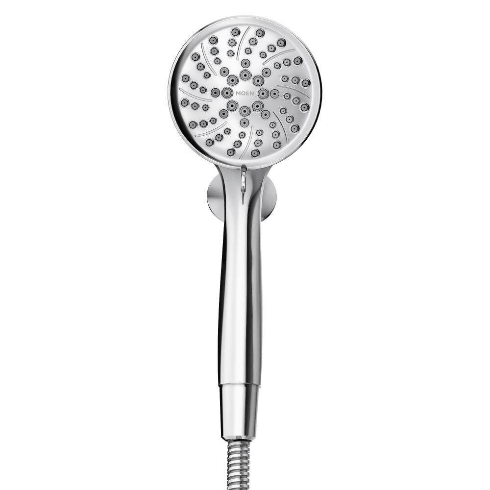 MOEN Attract with Magnetix 6-Spray 3.75 in. Single Wall Mount Handheld Adjustable Shower Head in Chrome 26000