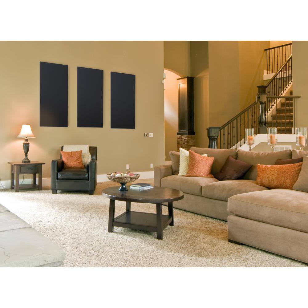 Owens Corning Blue Fabric Square 48 in. x 48 in. Sound Absorbing Acoustic Panels (2-Pack) 02514