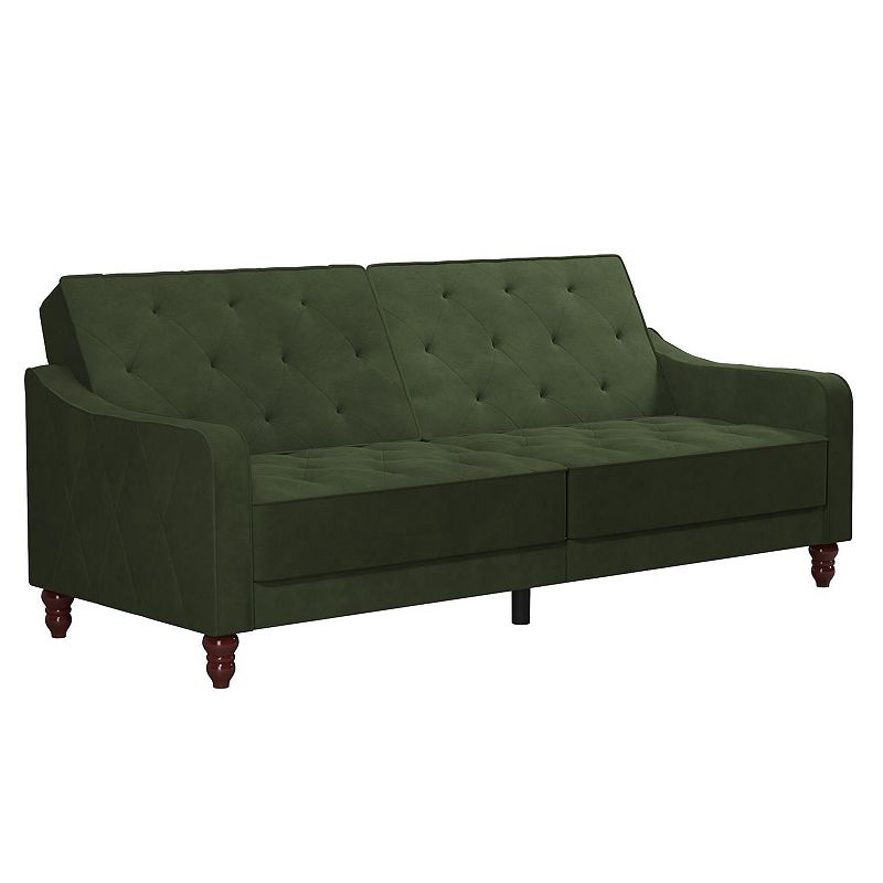 Novogratz Vintage Tufted Split Back Futon