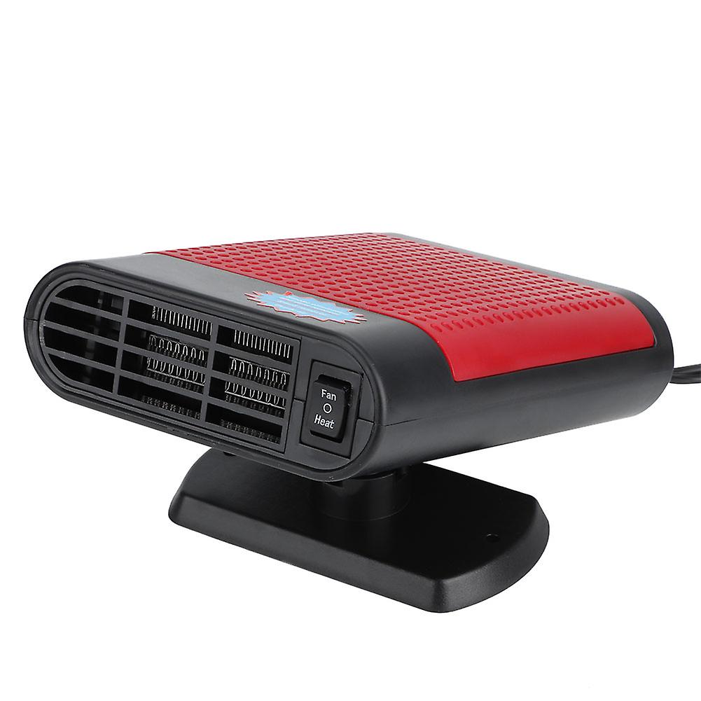12v 150w Anion Auto Heater Fan Car Windshield Defogger Defroster Demister Machineblack Red