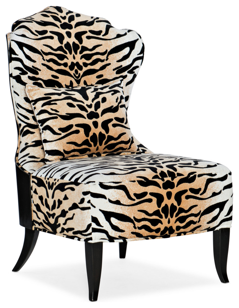 Sanctuary Belle Fleur Slipper Chair   Contemporary   Armchairs And Accent Chairs   by Hooker Furniture  Houzz