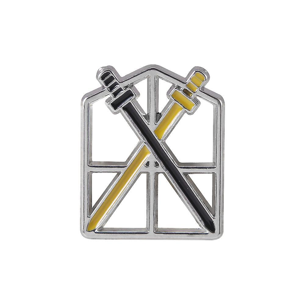 Anime Attack On Titan Pins Brooch Shingeki No Kyojin Levi Ackerman Mikasa Ackerman Badge Brooches For Women Men Lapel Pin Gift，trainee Squad