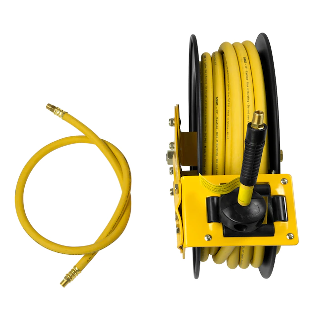 DEWALT DXCM024-0374 3/8 in. x 50 ft. Single Arm Auto Retracting Air Hose Reel