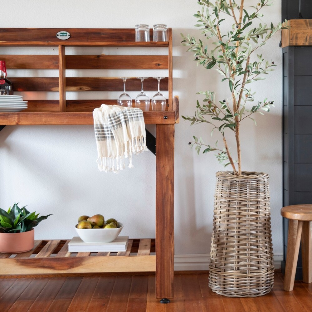 Backyard Discovery Acacia Potting Table