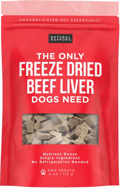 Natural Rapport The Only Freeze Dried Beef Liver Dog Treats