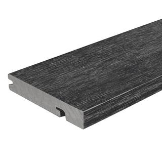 NewTechWood UltraShield Naturale Columbus Series 1 in. x 6 in. x 16 ft. Hawaiian Charcoal Solid Composite Decking Board US33-16-N-CH