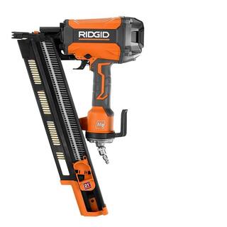 RIDGID Pneumatic 21-Degree 3-12 in. Round Head Framing Nailer R350RHF