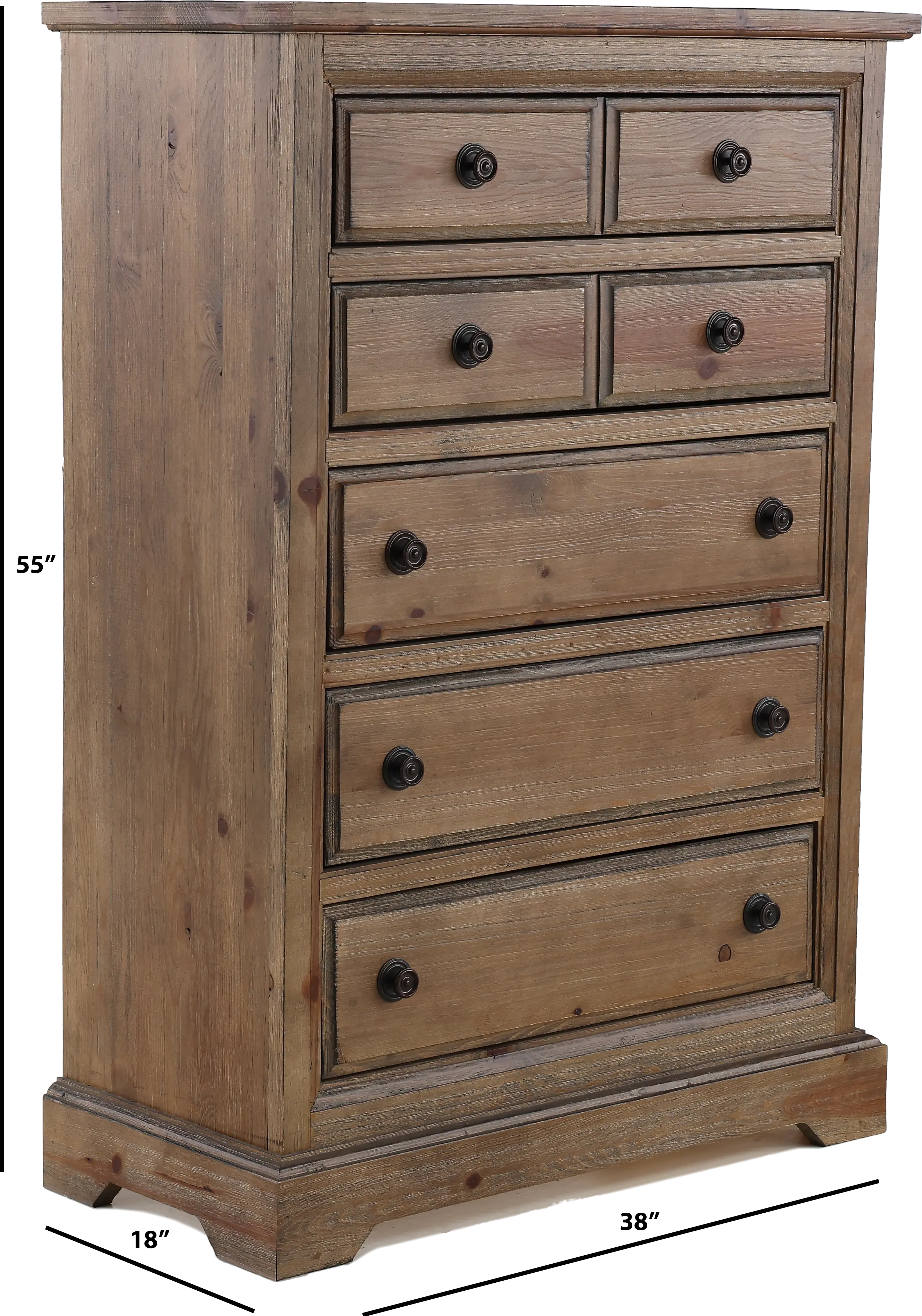 Wildfire Pine Chest of Drawers