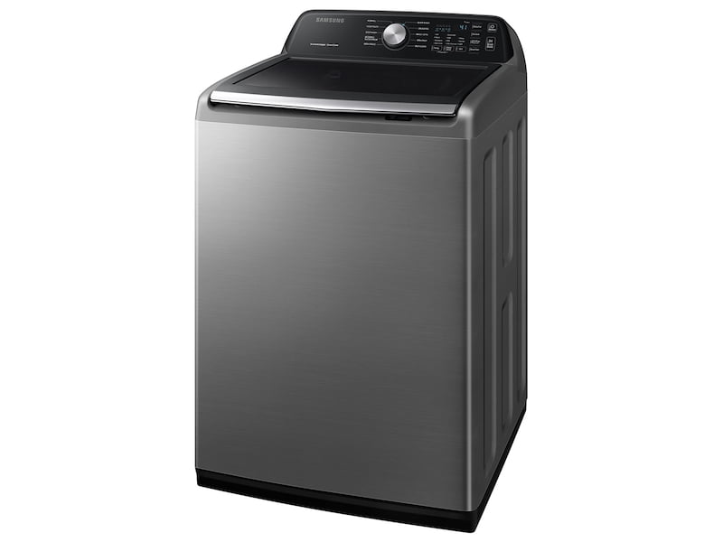 Samsung WA45T3400AP 4.5 Cu. Ft. Capacity Top Load Washer With Active Waterjet In Platinum