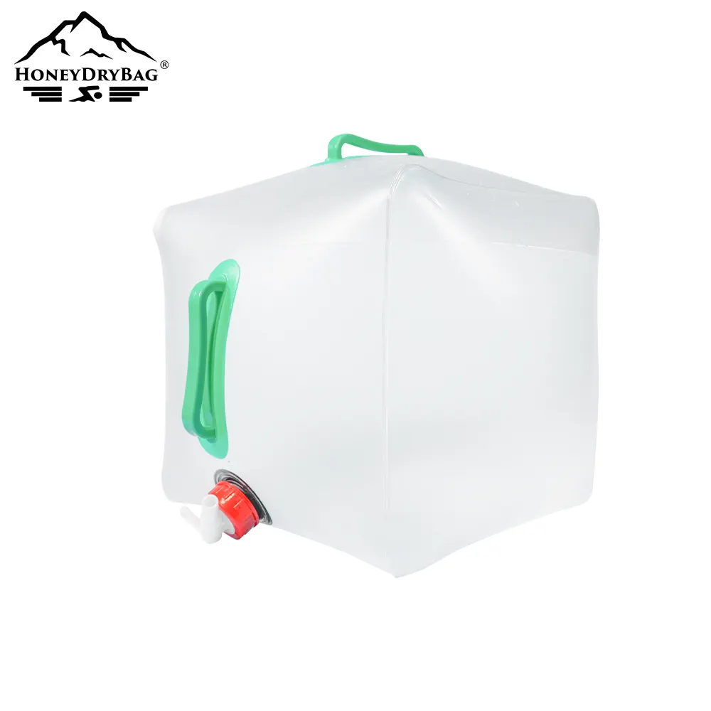 Factory Collapsable New 15L Water Storage Bag Camping Hiking Gear PVC Outdoor Foldable Water Bag Water Carrier