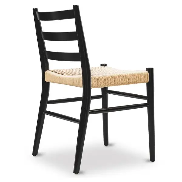 Poly and Bark Ray Dining Chair 2.0 (Set of 2) - Solid Wood Frame