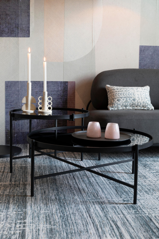 Black Contemporary Coffee Table  DF Li   Contemporary   Coffee Tables   by Oroa   Distinctive Furniture  Houzz