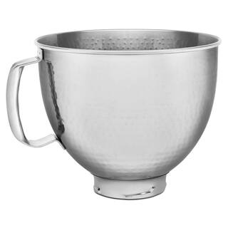 KitchenAid 5 Qt. Tilt Head Hammered Stainless Steel Bowl KSM5SSBHM