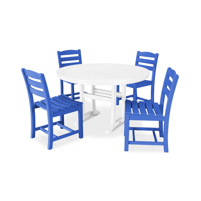 Polywood La Casa Café 5-Piece Side Chair Dining Set PWS302-1