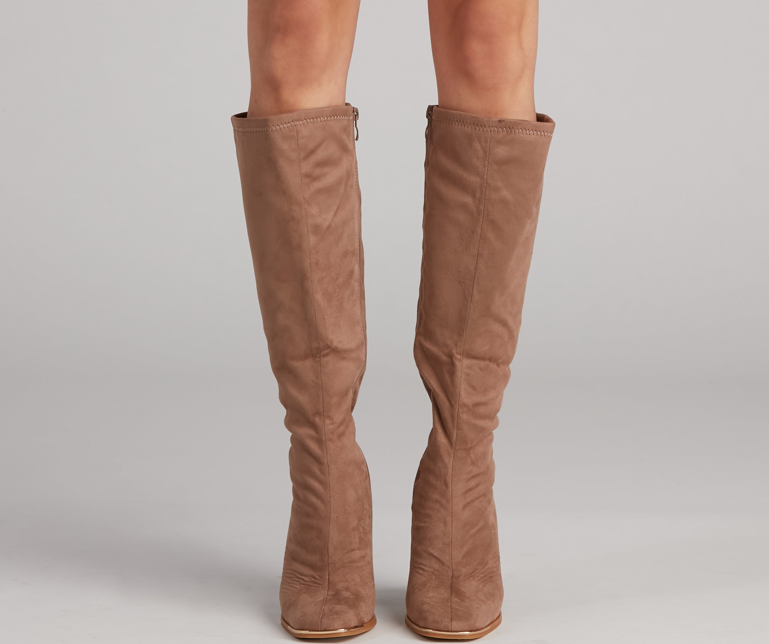 Stylish Day Faux Suede Boots