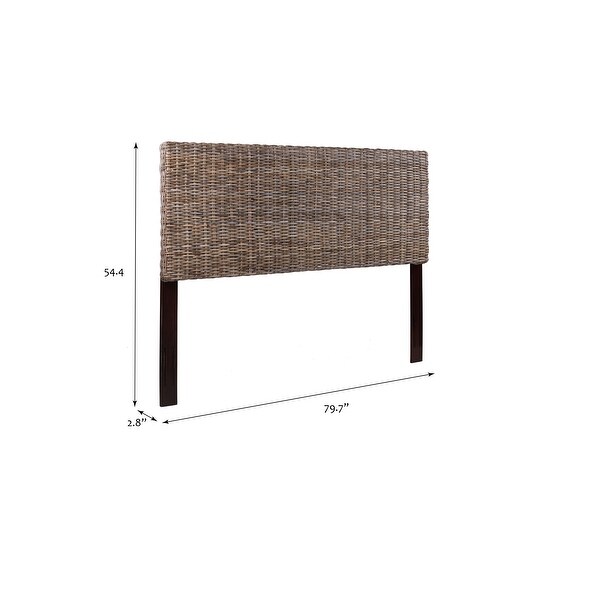 Archdale Rattan Adjustable Headboard - - 37884916