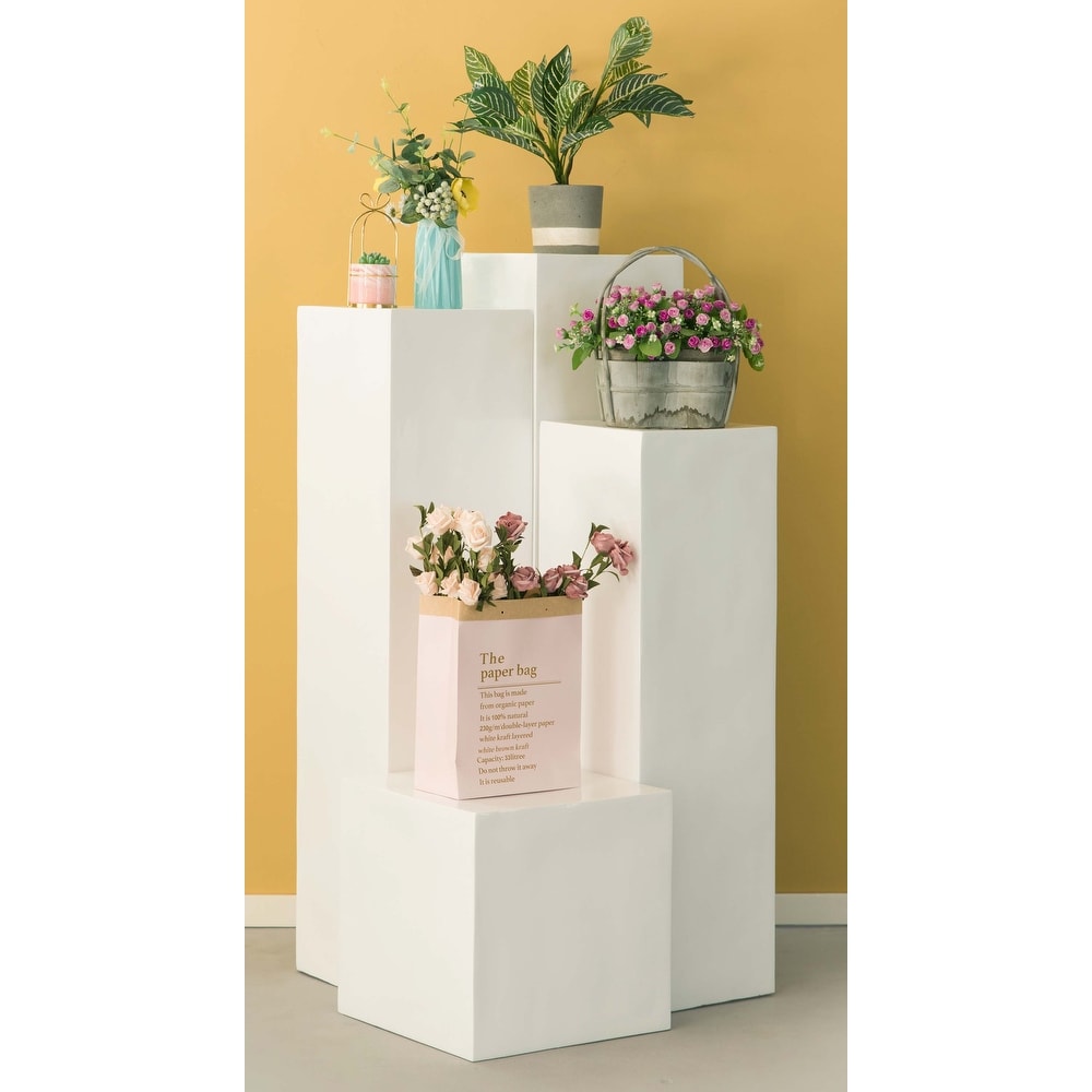 Flower Stand cube  Interior Design  decorative display cube  Wedding Pedestal stand  Centerpiece  Flower Display Stand