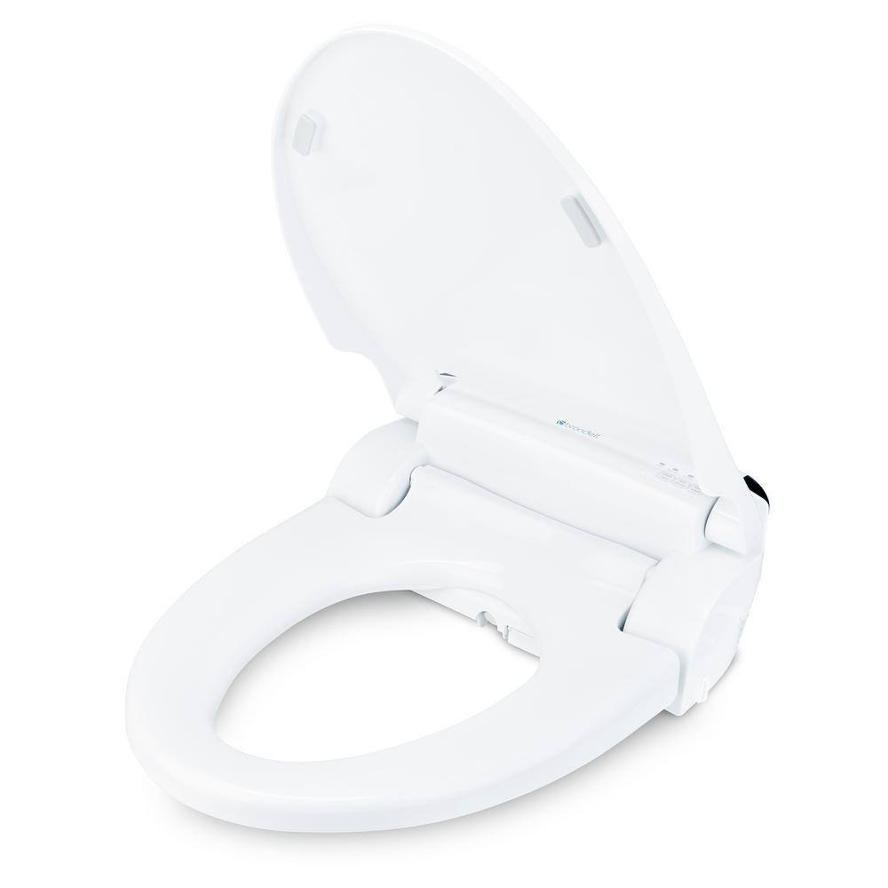 Brondell Swash Electric Bidet Seat for Elongated Toilets in White DS725-EW