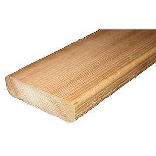 34 in. x 4 in. x 8 ft. Cedar Board 0514348