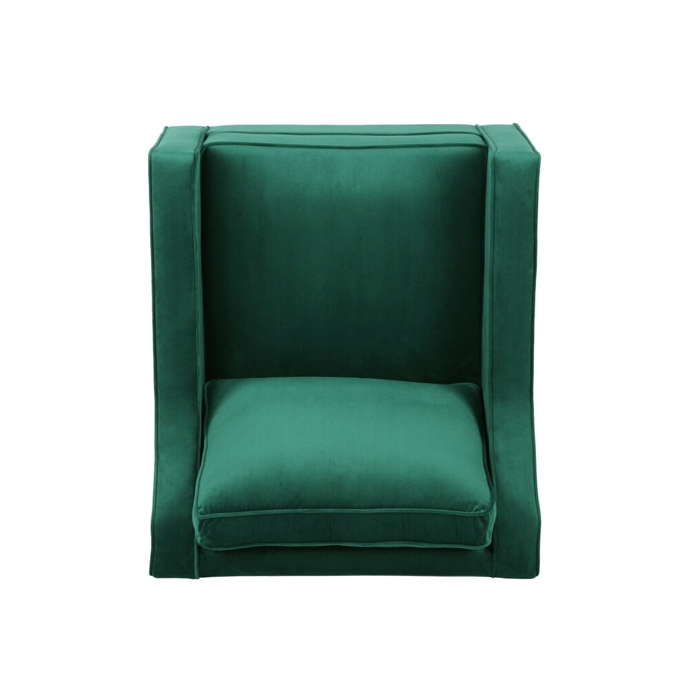 Milo Contemporary Velvet Club Chair by Christopher Knight Home   30.75\