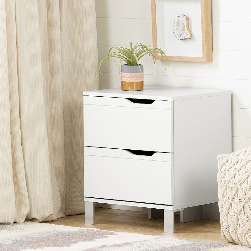 South Shore Kanagane 2-Drawer Nightstand