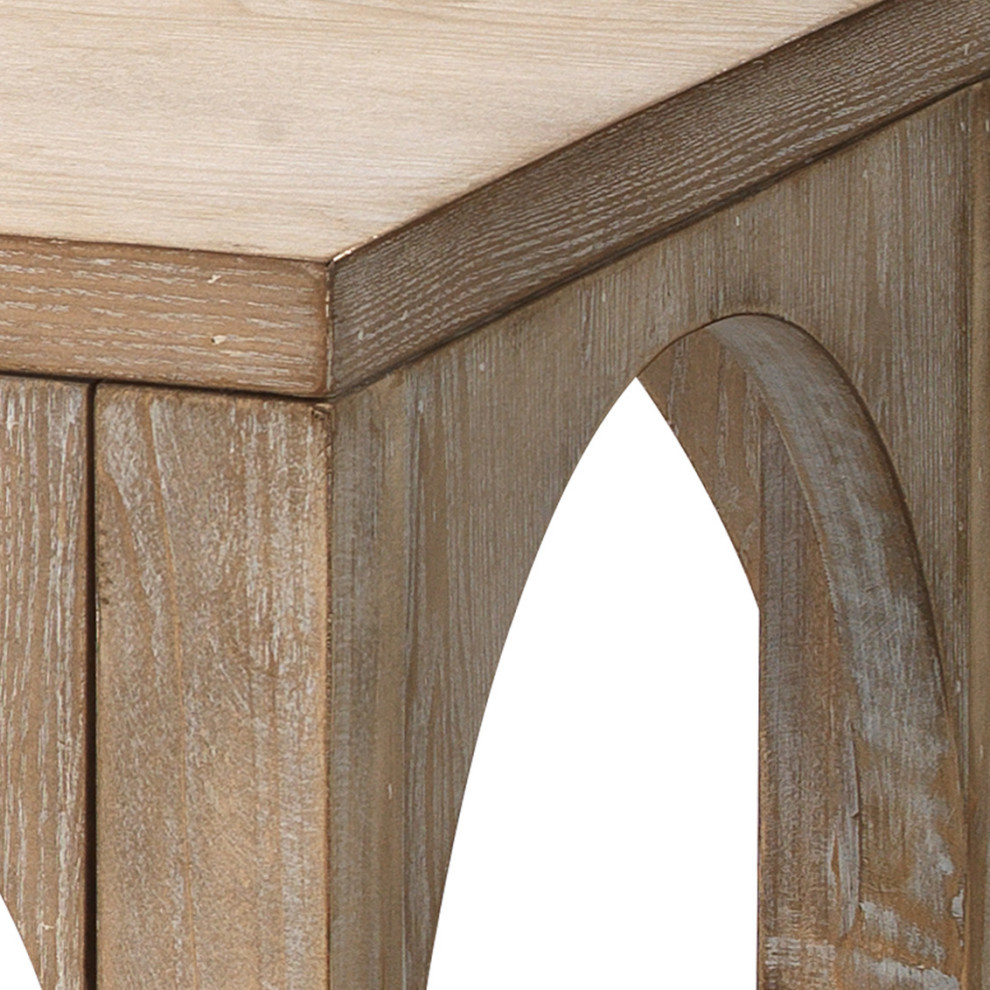 Leonid Console Table   Farmhouse   Console Tables   by Peachtree Fine Furniture  Houzz