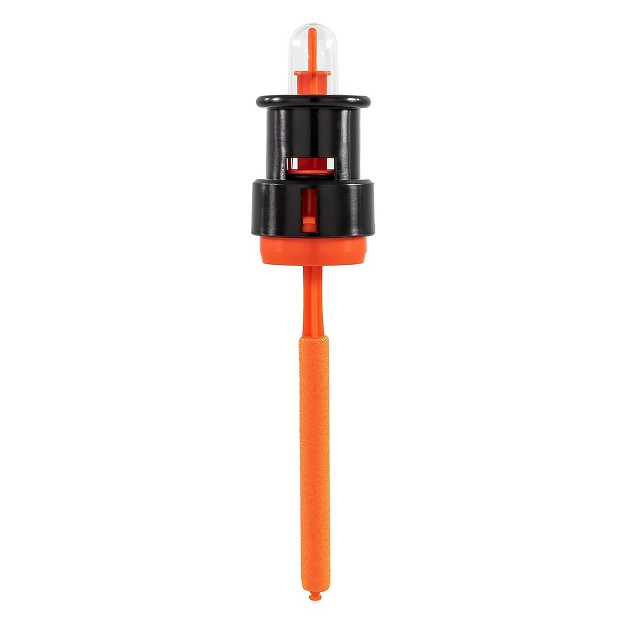 Camco Rhino Durable Universal And Easy To Install 1 5 Inch Diameter Rv Tote Tank Gauge For Rv Waste Disposal Management Black orange