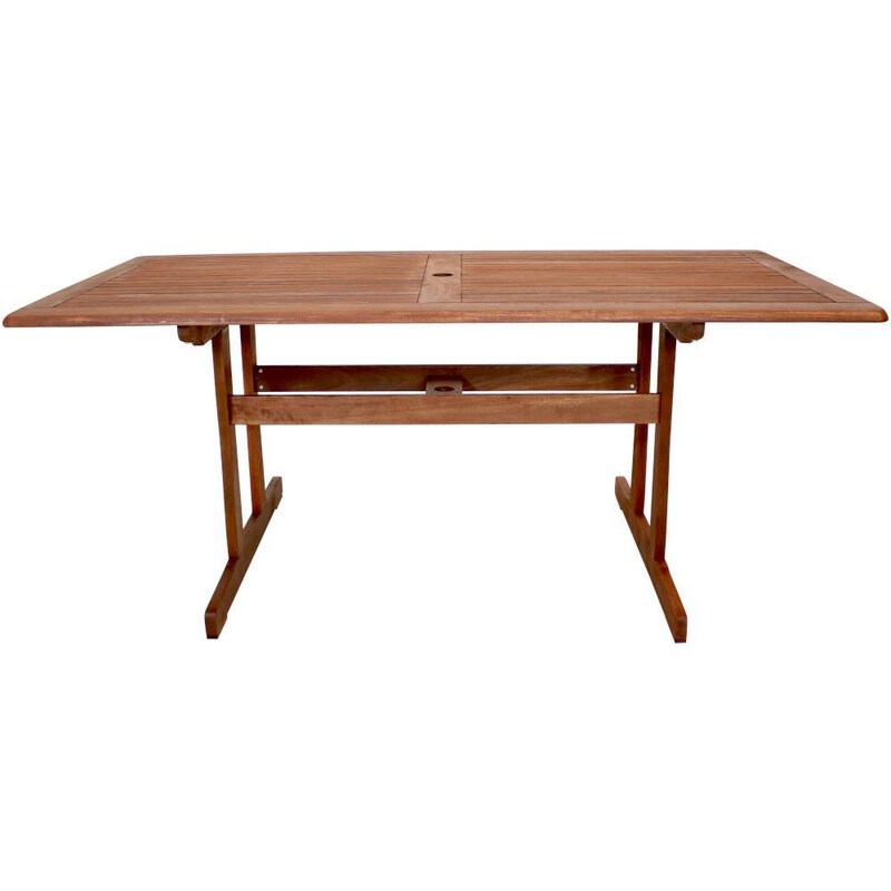 Ultimate Patio 6-Foot Meranti Wood Outdoor Dining Table