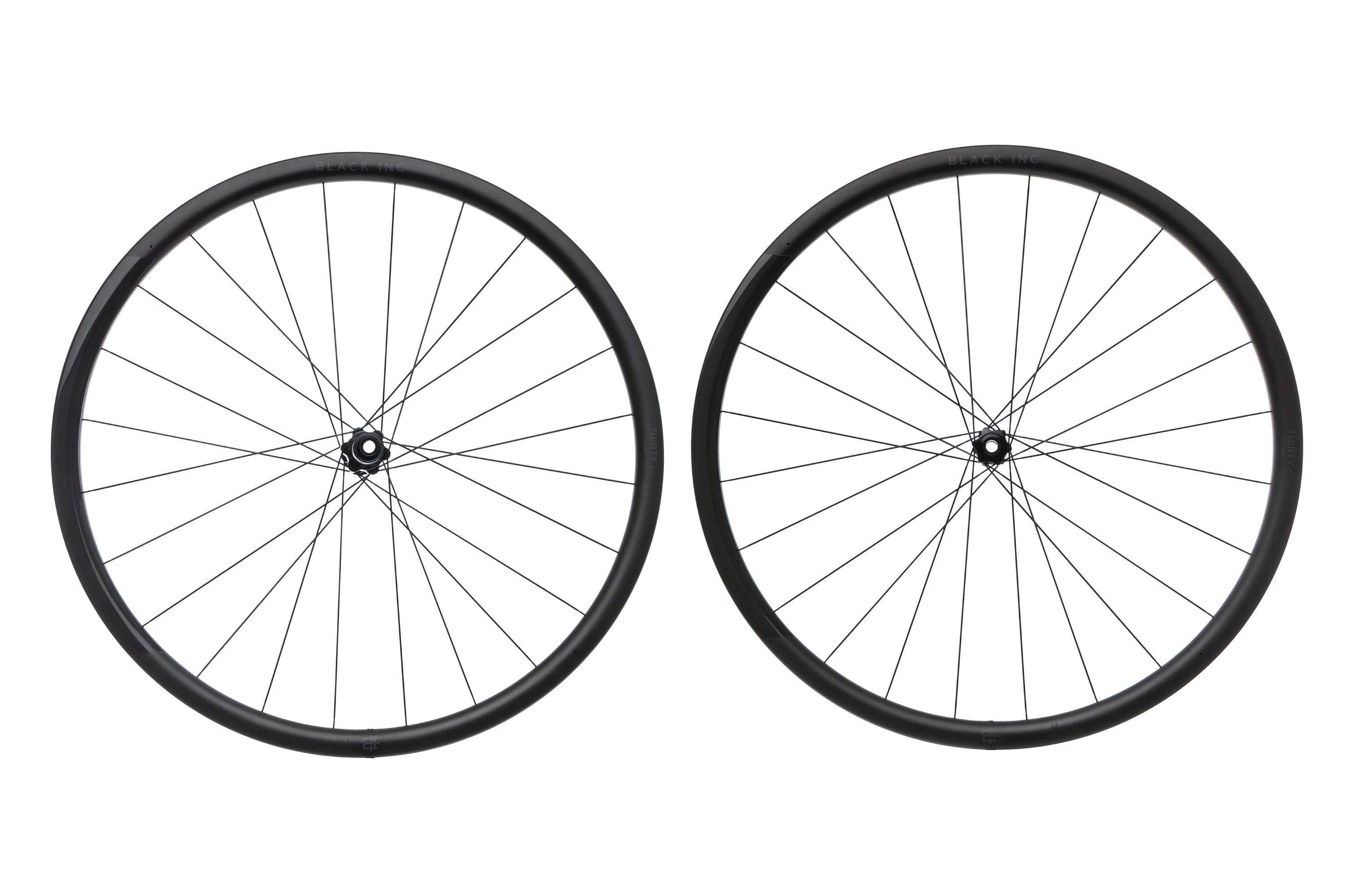 Black Inc THIRTY Disc Carbon Clincher 700c Wheelset