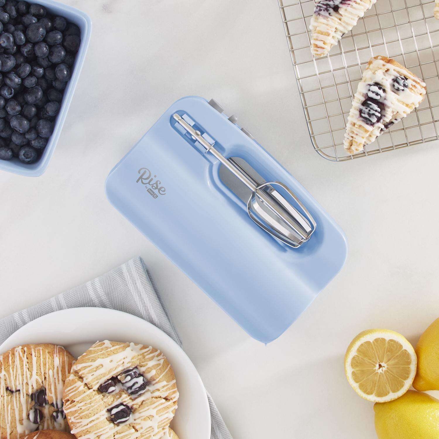 Rise by Dash Aqua Sky 5 speed Hand Mixer