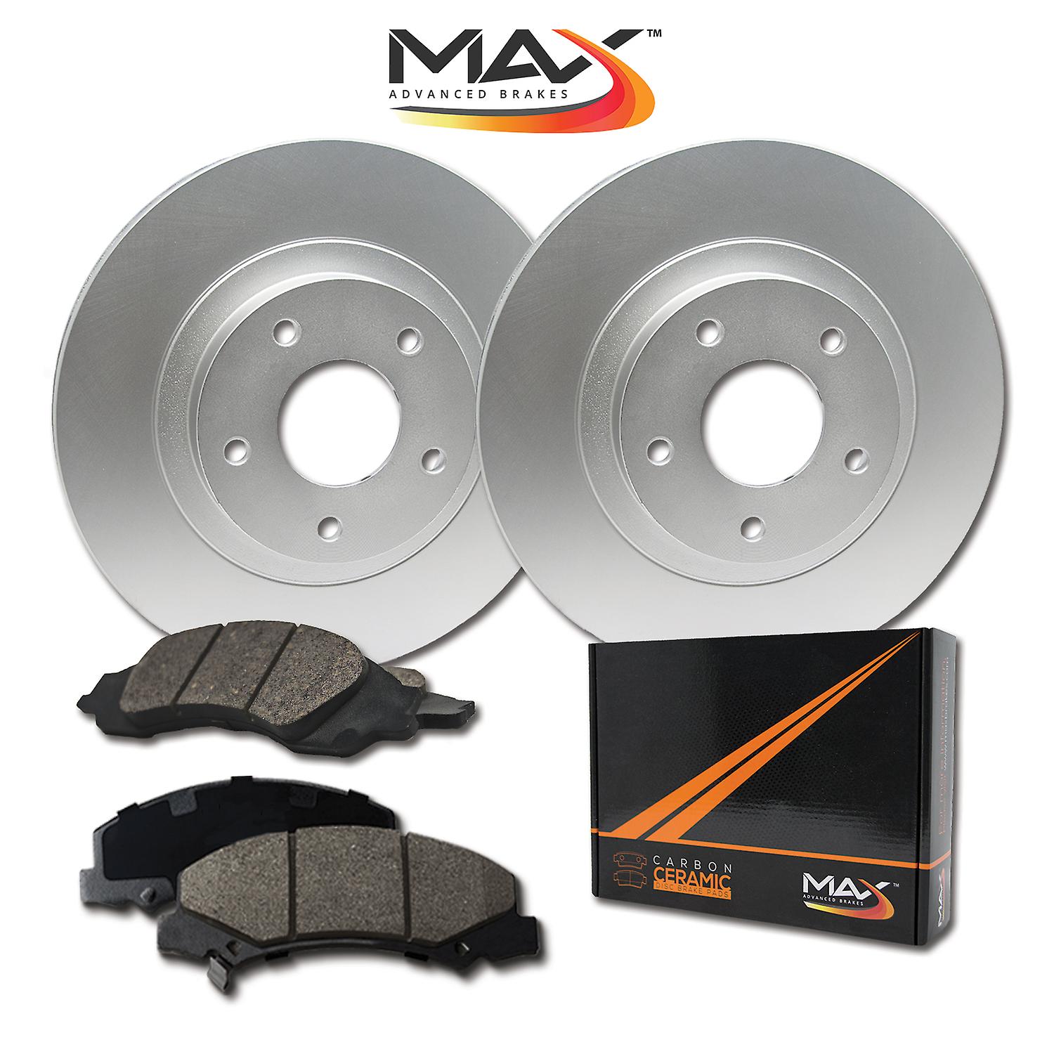 [Rear] Rotors w/Ceramic Pads Geomet OE Brake Kit