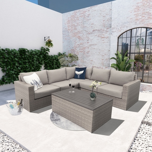 Avalon Bay 6piece Deep Seating Sectional