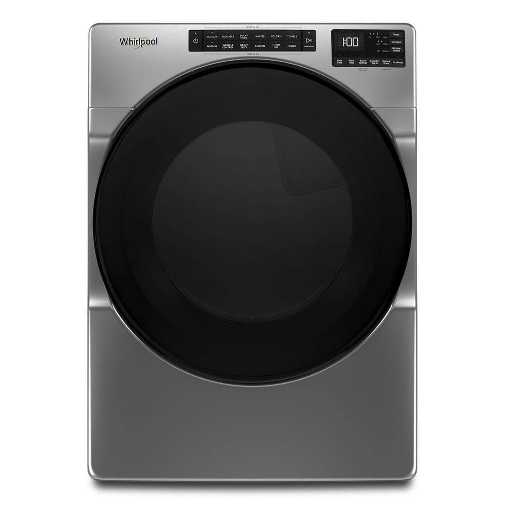 Whirlpool 7.4 cu. ft. Vented Electric Dryer in Chrome Shadow WED6605MC