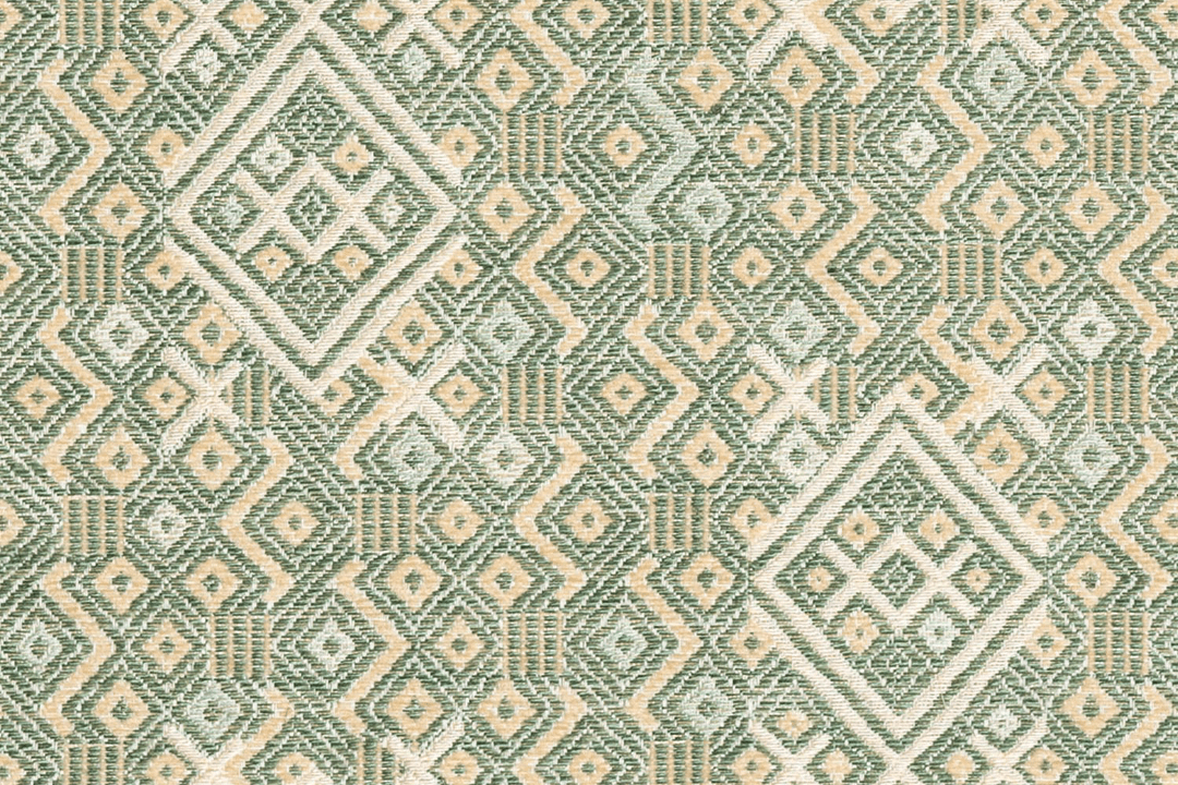 Susan Deliss, Criss Cross in Sage/Aqua/Sand