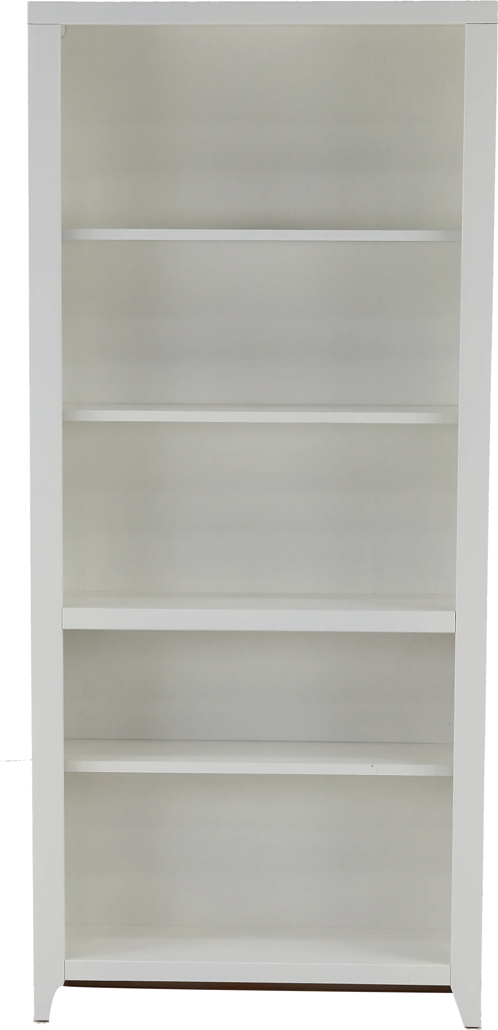 Urban Loft 72 White Bookcase