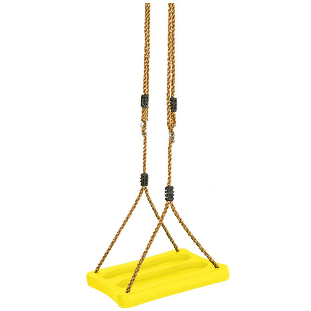 SWINGAN Machrus Swingan One Of A Kind Standing Swing With Adjustable Ropes Fully Assembled Yellow SWSSR-YL