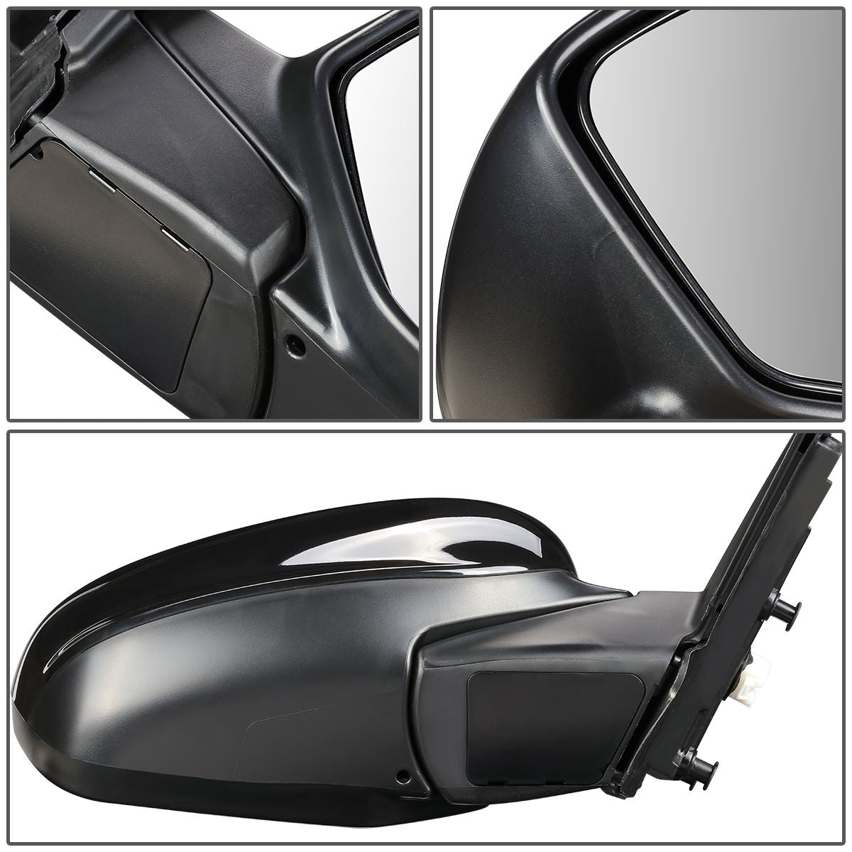 DNA Motoring OEM-MR-HO1321227 For 2008 To 2012 Honda Accord 2 -Door OE Style Powered Right Side View Door Mirror Replacement 76208TE0A01