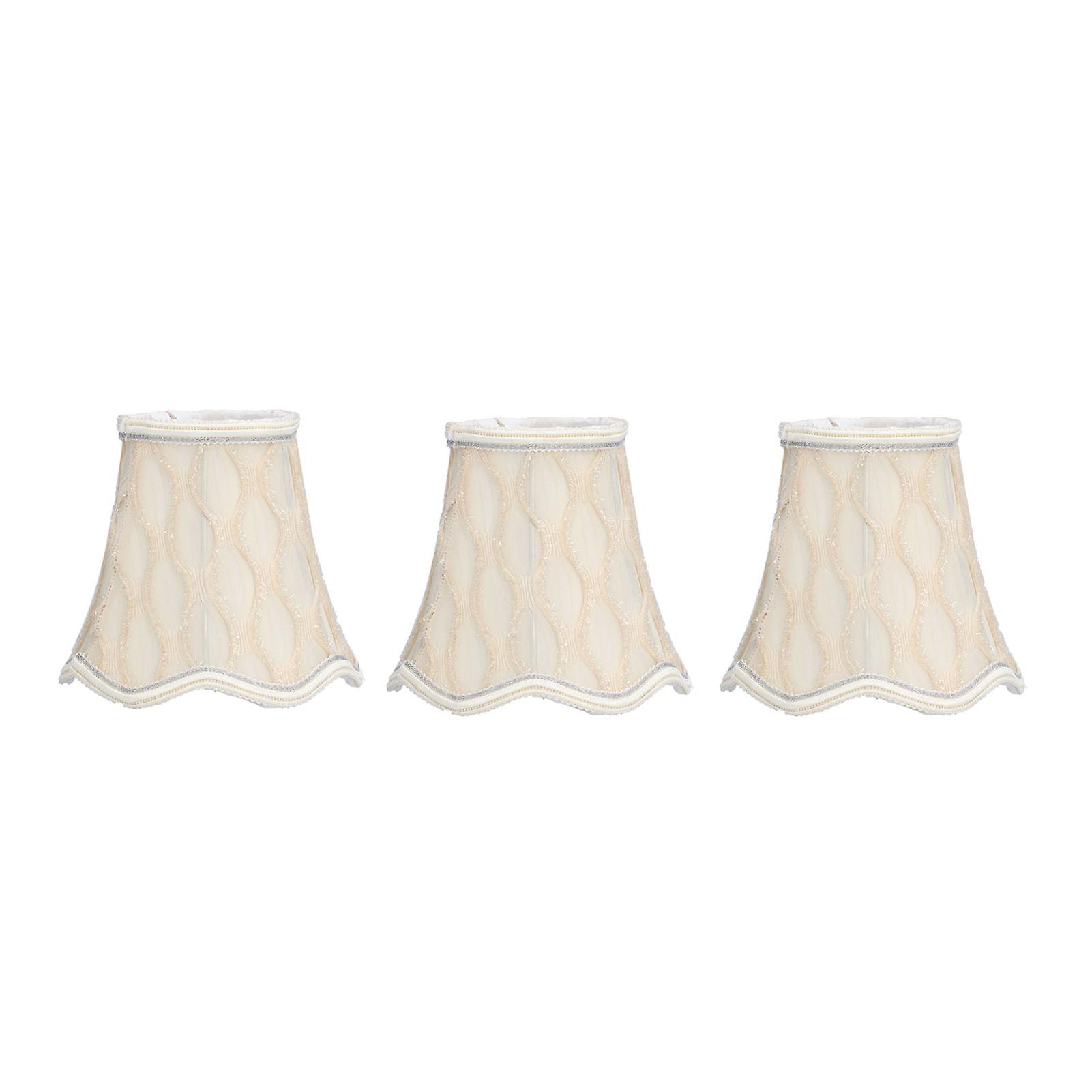 3pcs Fabric Lampshade Modern Clipon E14 Bulb Lamp Shade For Home Chandelier Wall Table Lamps