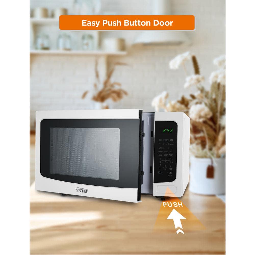 Commercial CHEF 218 in Width 16 cu ft White 1100Watt Countertop Microwave Oven