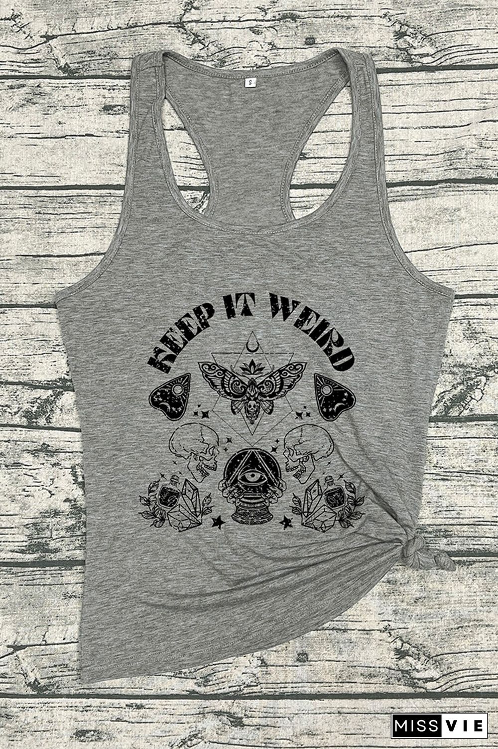 Keep It Weird Graphic Tank Top