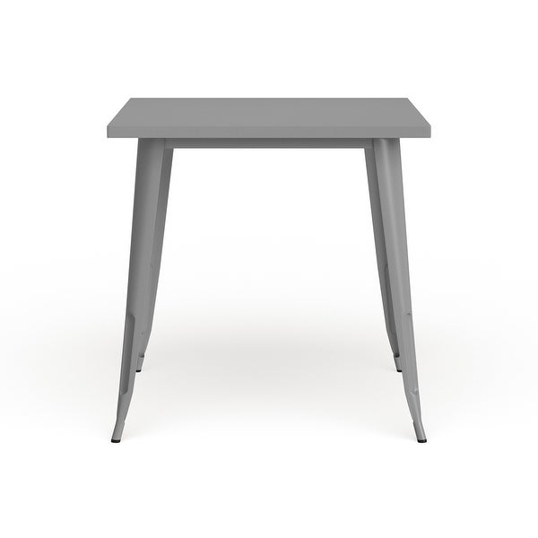 31.5-inch Square Metal Indoor/Outdoor Cafe Table