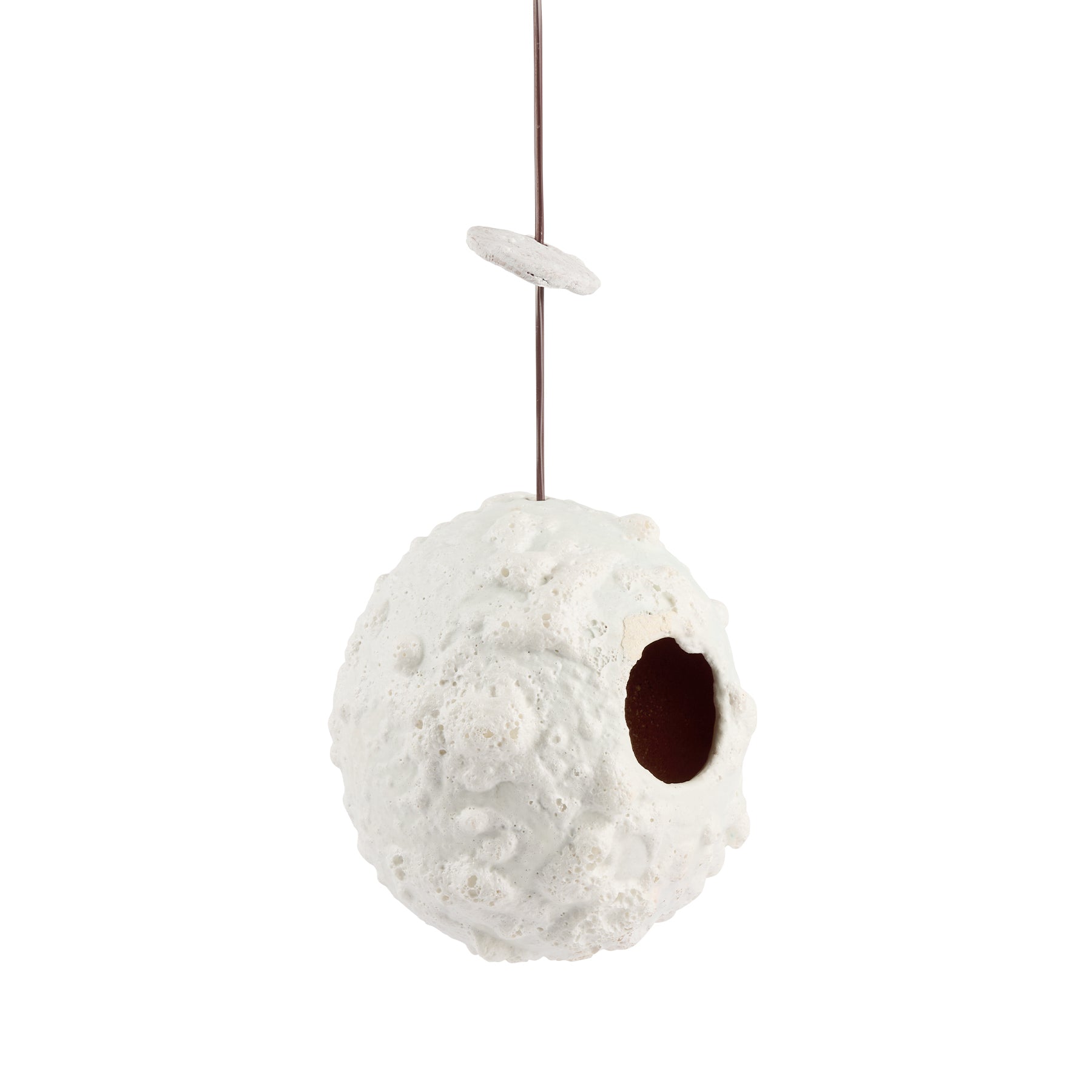 Ceramic Birdhouse in White