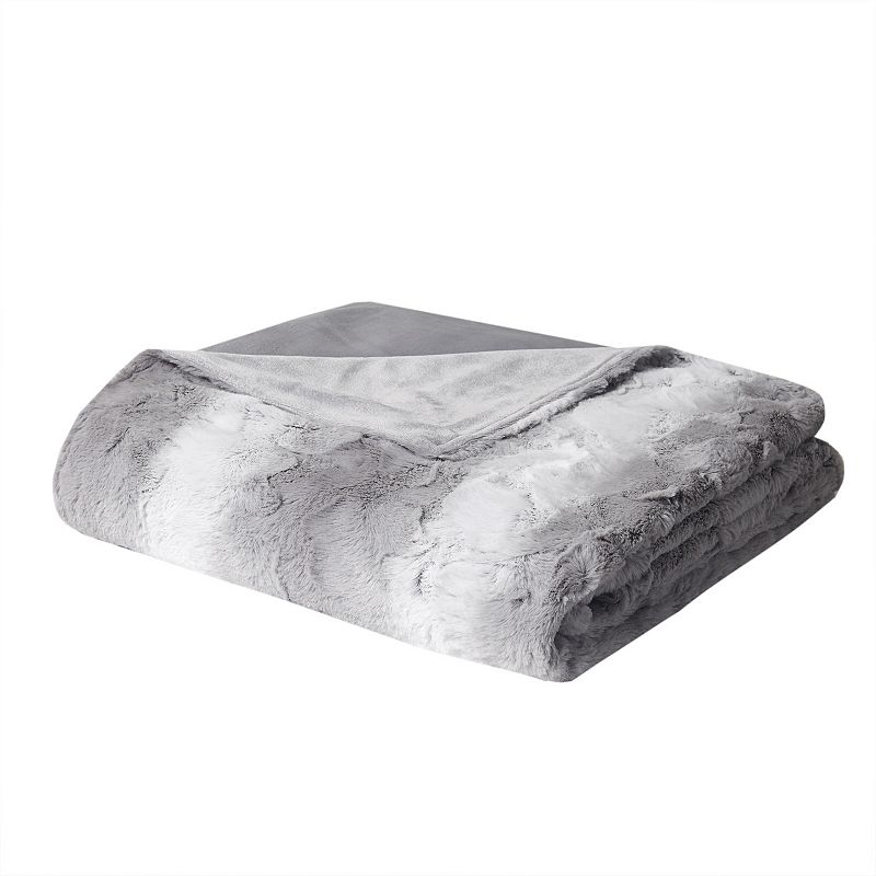 Beautyrest Marselle Weighted Faux Fur Throw Blanket