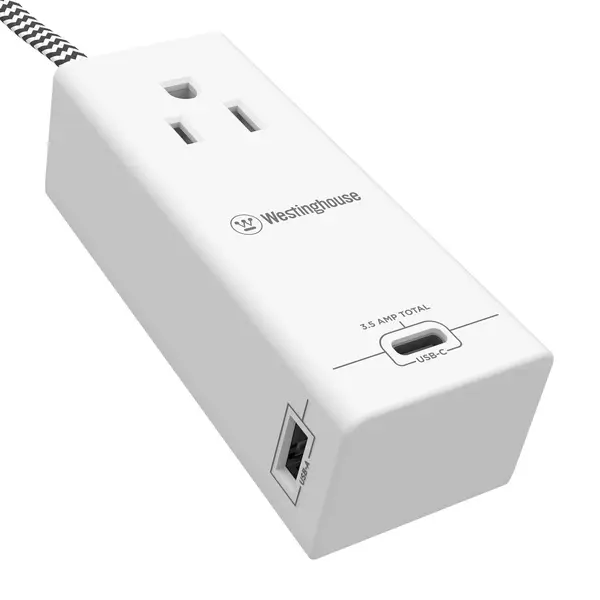 Westinghouse 12' Corded USB-C Power Hub