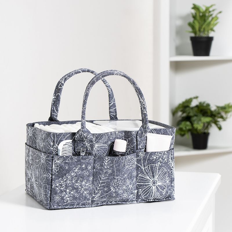 Sammy and Lou Floral Felt Storage Caddy