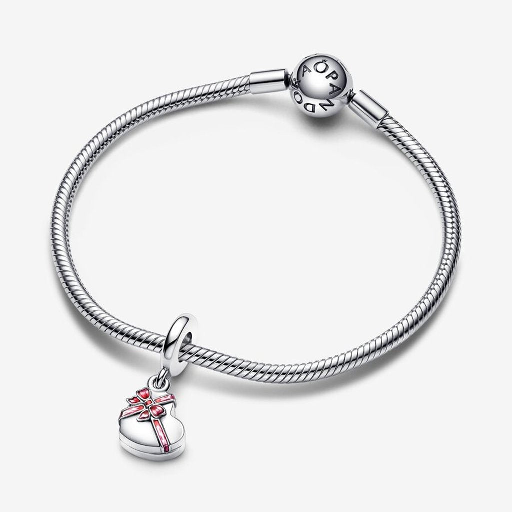 PANDORA  Openable Heart Chocolate Gift Box Dangle Charm