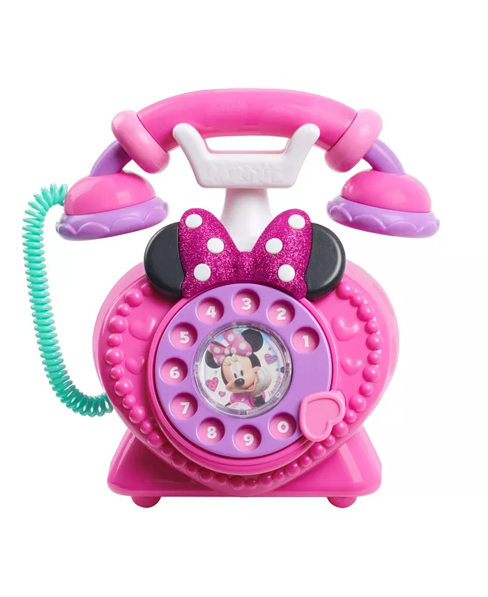 Disney Junior Minnie Mouse Ring Me Rotary Phone with Lights and Sounds